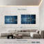 Chicago Night Lights, reproduction d'art sur toile-331400879