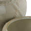 Ensemble de 2 pots à fleurs texturés en céramique texturée pour la décoration de bureau à domicile - Pots de fleurs élégants pour l'intérieur ou l'extérieur-74861580