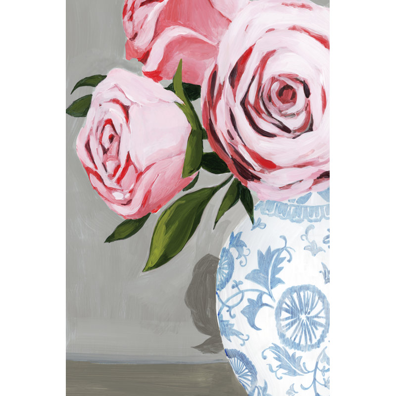 Autumnal Roses I - Wrapped Canvas Painting, 122 cm H x 81 cm W, Wrapped Canvas