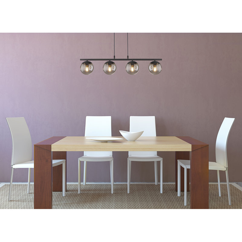 Oriel 4 - Light Black Kitchen Island Pendant
