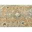 Tapis oriental délavé semi-antique à motif floral 10 x 13
