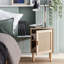 Mann 40cm W Manufactured Wood Bedside Table