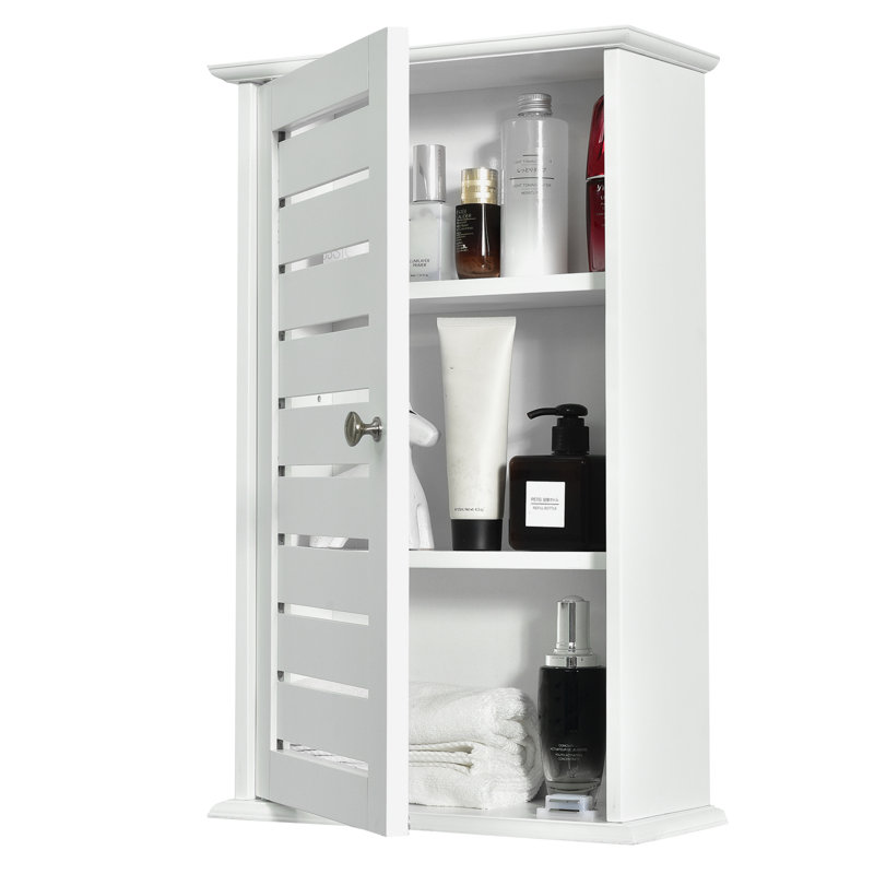 Aadian Wall Bathroom Cabinet, White