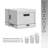 Set Of 2 Collapsible Stackable Storage Box With Lids For Home Or Office Organization