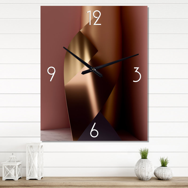 Jaydien - Horloge murale moderne abstraite, Très petit