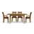 Sarah 4 - Person Solid Wood Top Four Leg Dining Set-16848869-37101031-39921210
