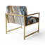 Chaise d'appoint rembourrée Gold Feather Extravaganza II-834184121
