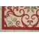 Lewis Geometric Ivory/Rust Indoor/Outdoor Area Rug