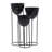 3-Piece Iron Cachepot Set