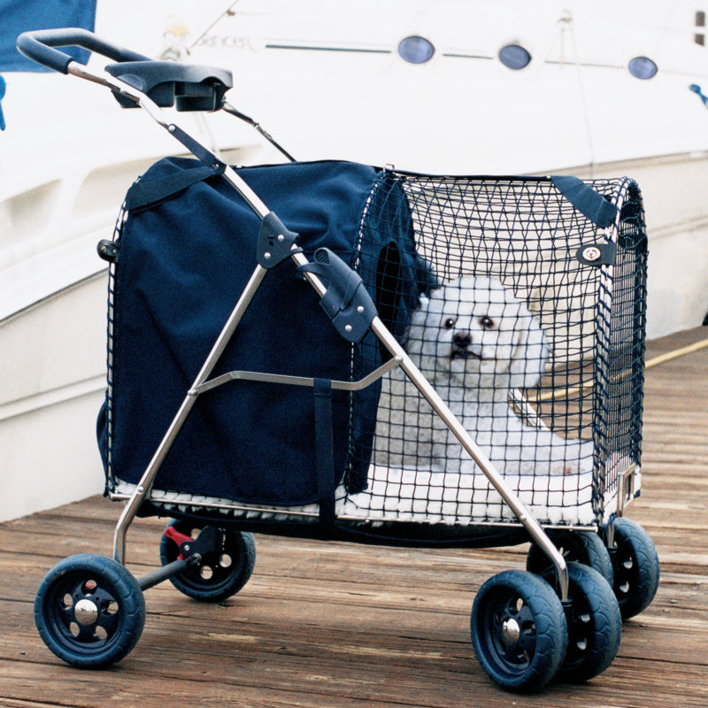 Poussette standard pour animaux 5ème avenue vus, Bleu