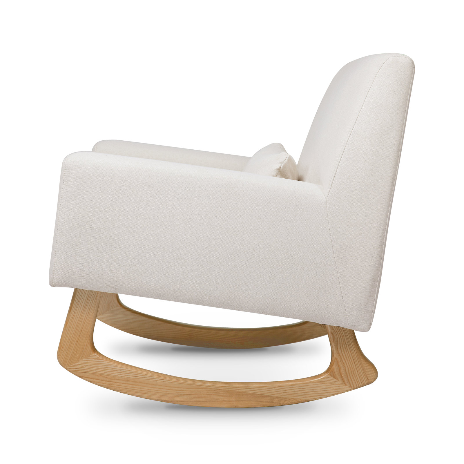 Sleepytime Rocking Chair, Light, White Polyester