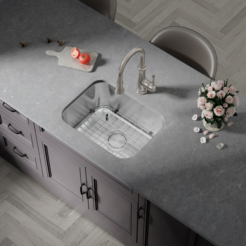 20'' L Single Bowl Stainless Steel Kitchen Sink