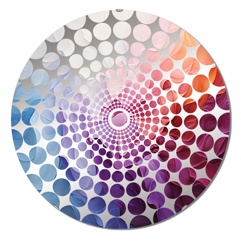 Bobina - Concentric Circles Decorative Mirror, 31.4" x 31.4"