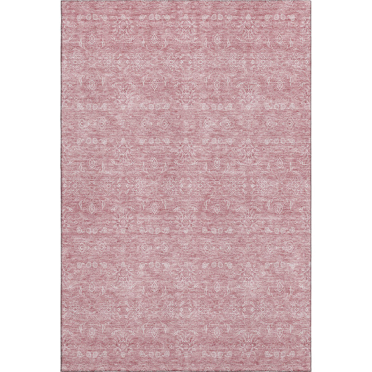 Premium Machine Washable Prisco Blush Rug