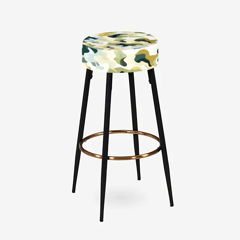 Ensemble de 2 tabourets de bar camouflage Desert Oasis Ideational