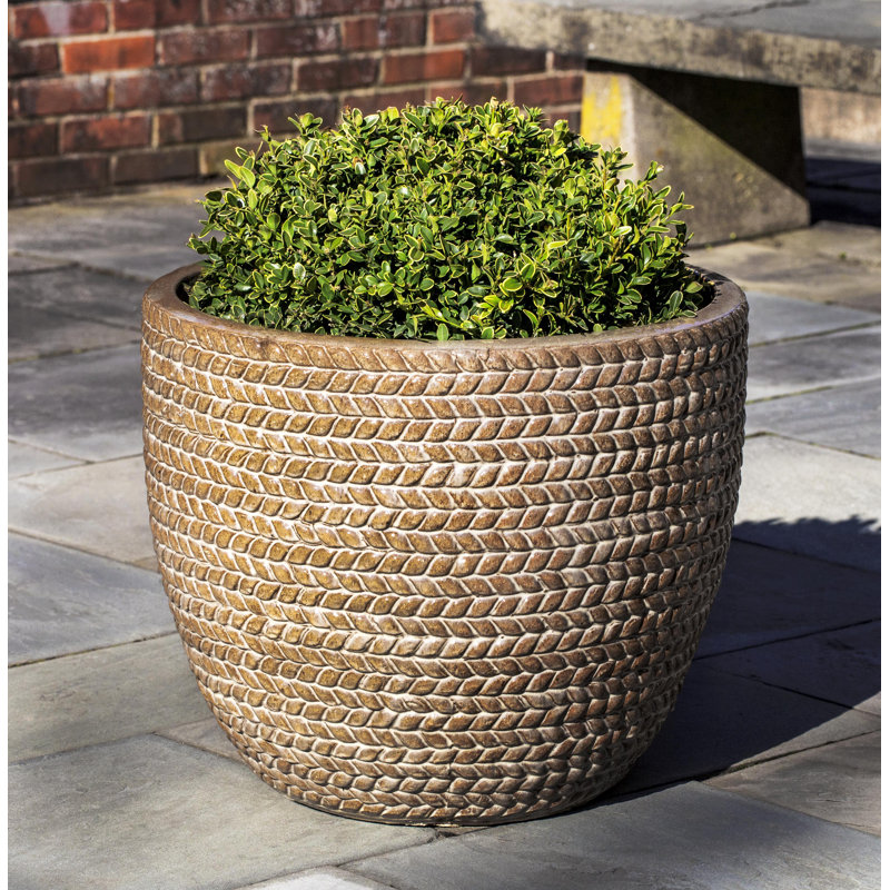 Sisal Weave Handmade Pot Planter, Café Au Lait