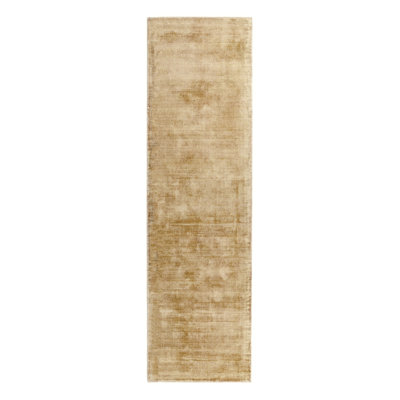 Doris Plain Silky Soft Gold Rug