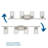 Maksymilian 4 - Light Dimmable Vanity Light-997660615