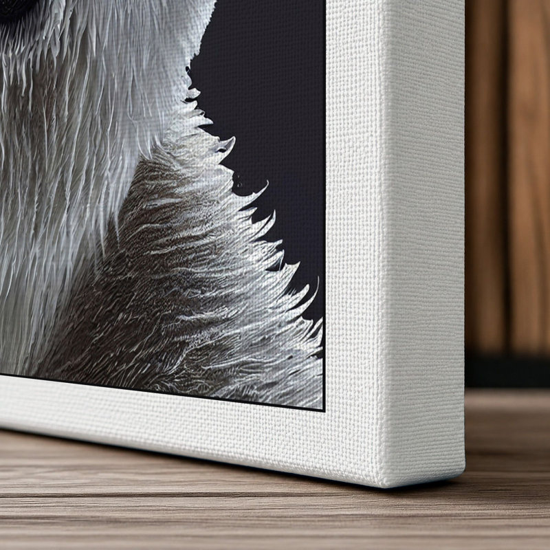 Polar Bear Portrait Modern - Print, 30x20 - 76.2 x 50.8 cm, White Border