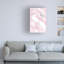Rose moderne et contemporain sur toile-93516510