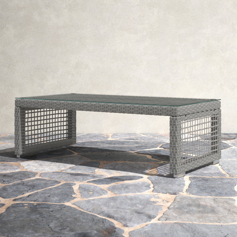 Table basse d'extérieur en rotin Aura