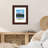 Ashantae Cherry Wood Picture Frame with Mat-213364303