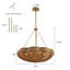 Rattan Chandelier
