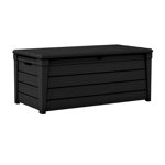 Keter Brightwood 120 Gallon Large Durable Outdoor Storage and Weather Resistant Resin Deck Box (Choose Color)