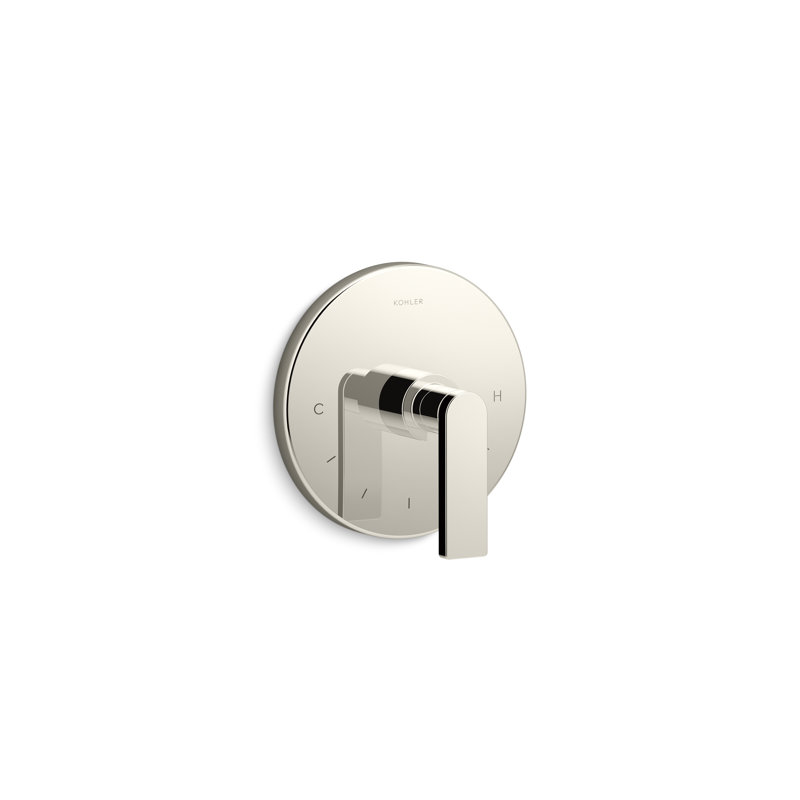 Composed® Thermostatic Faucet Trim with Lever Handle, Vibrant Polished Nickel