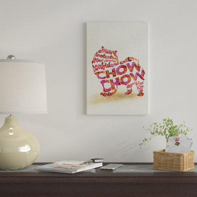 " Chow Chow " Graphic Art and Textual Art