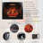 33 Inch Electric Fireplace Insert With Removable Trim - Touch Screen Heater For Home Use Smokeless Firebox & Crackling Fire Sound Adjustable Flame Brightness Settings 1500W Heat, 5018 /H Warms 400