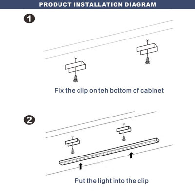 Barre lumineuse sous-armoire 3 piles avec capteur de mouvement 3 pièces 12 po