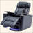 270° Power Swivel Recliner,Home Theater Seating With Hidden Arm Storage And  LED Light Strip,Cup Holder,360° Swivel Tray Table,And Cell Phone Holder,Soft Living Room Chair-408317231