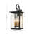 3-Light Square Lantern Outdoor Wall Sconce