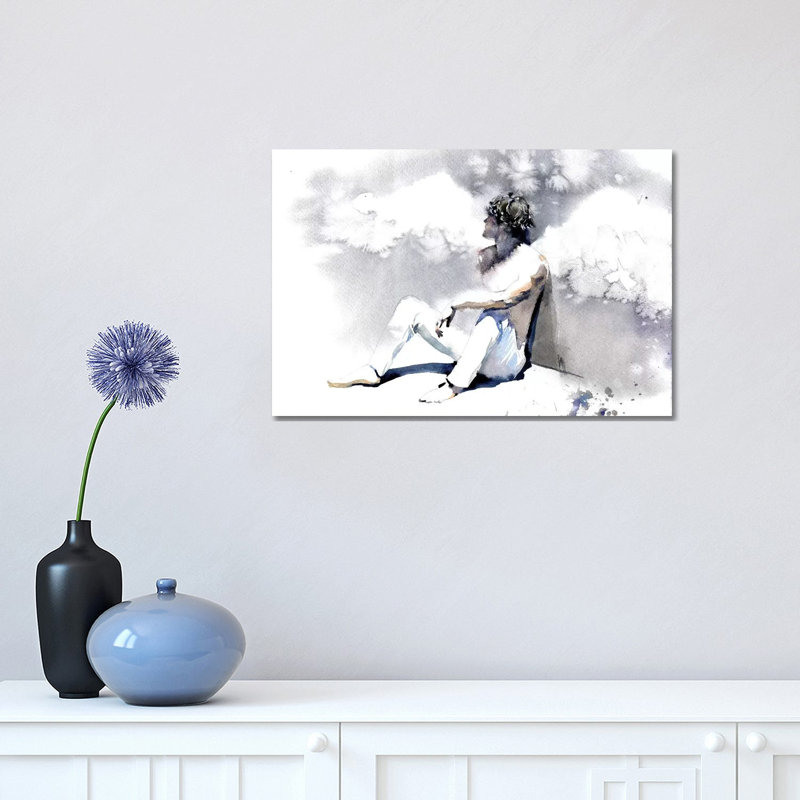 Personal Angel by Marina Ignatova - Painting on Canvas, 30.48cm H x 45.72cm W x 1.9cm D, Wrapped Canvas