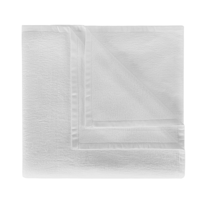 Finnley 100% Cotton Blanket, white/ white, Queen