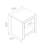 Aimaan 20.3" 1 Drawer Nightstand-2069702193