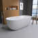65'' x 29'' Freestanding Soaking Acrylic Bathtub