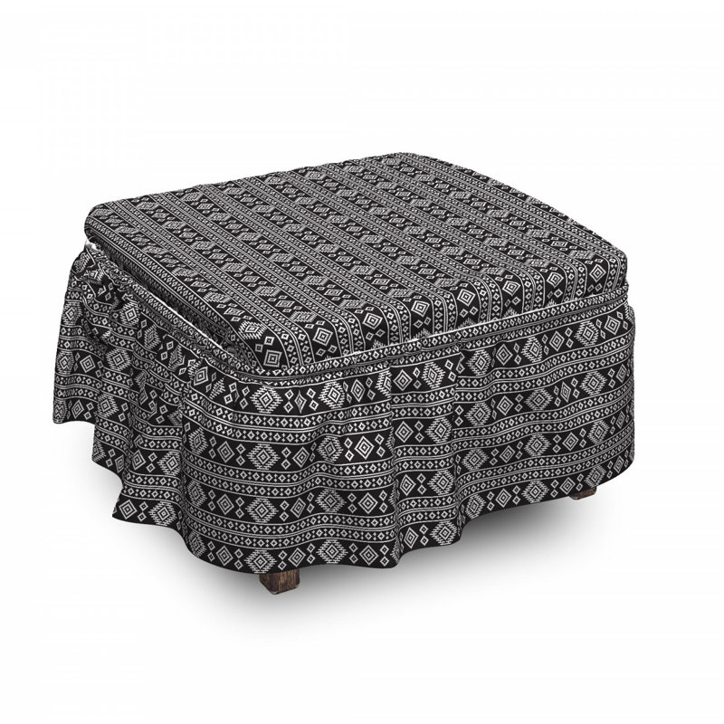 Housse pour repose-pieds oriental eastern motifs