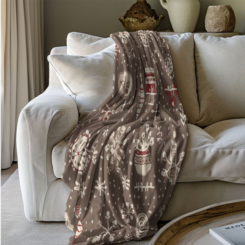 Frosty Bits - 1 Piece Premium Blanket, 60" W x 80" L