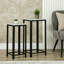 70cm Nesting End Table for Living Room, Modern Marble Top Nest of Table, Plan Stand-91134759