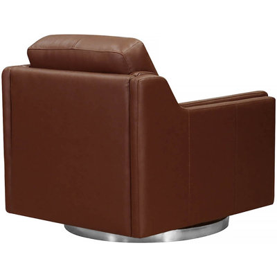 Bella Swivel Top Grain Leather Chair