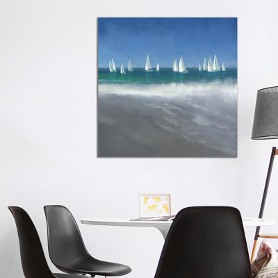 Harbor Sailing by Dan Meneely - Wrapped Canvas Gallery-Wrapped Canvas Giclée