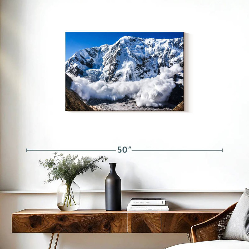 Alvord Avalanche In Shkhara Mountain, 20" H x 30" W
