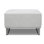 Como Leather Ottoman