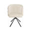 Chaises de bureau pivotantes en chenille 270 ° avec base en métal Lecia-114532085