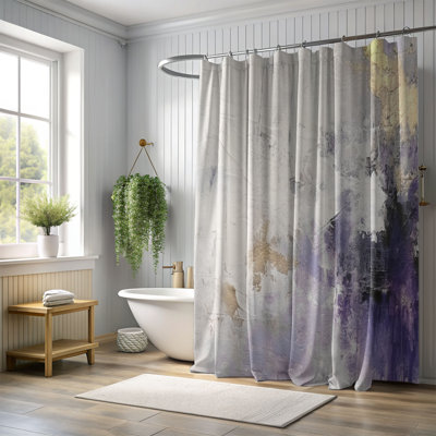 Rideau de douche abstrait Fulgentas