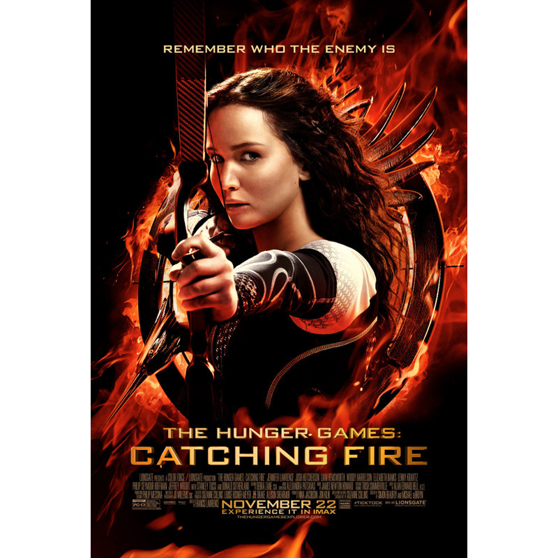 Les jeux de la famine «Catching Fire», H 24 po x l 16 po