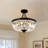 Gweltaz 6 - Light Dimmable Semi Flush Mount