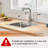 Sink Faucet, Kitchen Faucets With Pull Down Sprayer, Bathroom Sink Faucets Mini Bar Prep Faucet